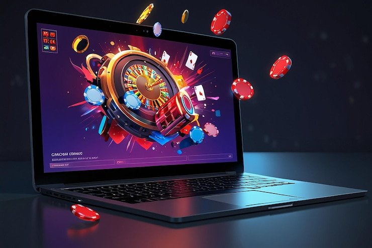 Animasi putaran gratis yang dipicu dengan simbol bonus